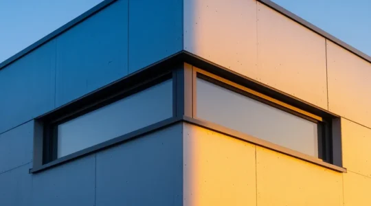 Vue thermographique d'une fenêtre montrant les ponts thermiques entre le dormant et le mur, avec zones rouges et bleues indiquant les pertes de chaleur