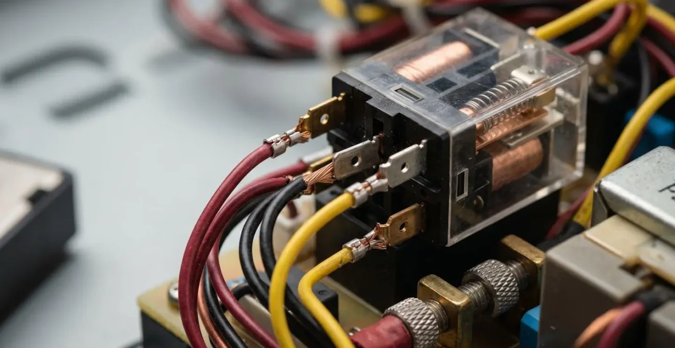 Schéma de branchement sécurisé entre gâche électrique et visiophone avec relais